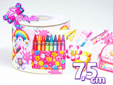 LBP07340 - Listón Estampado de 7,5 cm - Clases (por metro)