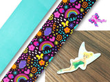 PXQ00300 - 1 Listón Estampado + 1 Listón Unicolor + 1 Resina para Moño