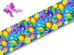 LBP07173 - Listón Estampado de 7,5 cm - Limon (por metro)