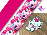 PXQ00306 - 1 Listón Estampado + 1 Listón Unicolor + 1 Resina para Moño