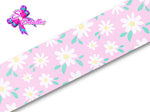 LBP07294 - Listón Impreso de 7,5 cm - Flores (por metro)