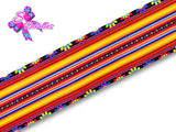 LBP07451 - Listón Estampado de 7,5 cm - Mexico (por metro)