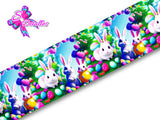 LBP07033 - Listón Estampado de 7,5 cm - Pascua (por metro)