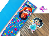 PXQ00210 - 1 Listón Estampado + 1 Listón Unicolor + 1 Resina para Moño