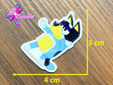 CM00163 - Resina de 4cm x 5cm - Bluey