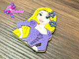 CMS10124 - Shaker de 5cm x 6cm - Rapunzel