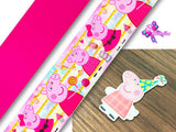 PXQ00313 - 1 Listón Estampado + 1 Listón Unicolor + 1 Resina para Moño