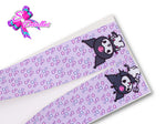 LBP06131 - Listón Estampado de 5,0 cm - Kuromi (Tira de 53 cm)