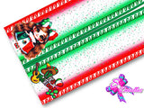 LBP07079 - Listón Estampado de 7,5 cm - Mexico (Tira de 84 cm)