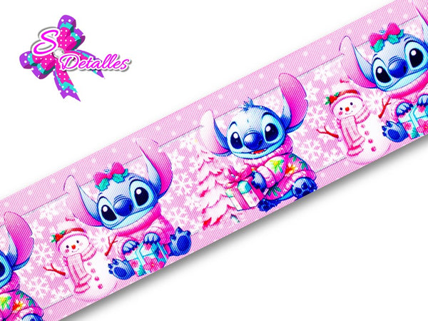LBP27430 - Listón Estampado de 7,5 cm - Navidad (por metro)