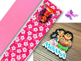 PAQ01186 - 1 Listón Estampado + 1 Listón Unicolor + 1 Shaker Grande para Moño