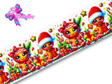 LBP27458 - Listón Estampado de 7,5 cm - Navidad (por metro)