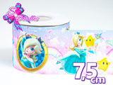 LBP07049 - Listón Estampado de 7,5 cm - Rosalina  (por metro)