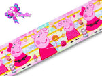 LBP07205 - Listón Impreso de 7,5 cm - Peppa Pig (por metro)