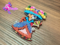 CMS10130 - Shaker de 5cm x 6cm - Catrina