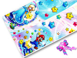 LBP07067 - Listón Estampado de 7,5 cm - Rosalina (por Tira de 82 cm)