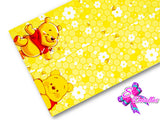LBP07408 - Listón Estampado de 7,5 cm - Winnie Pooh (Tira de 81 cm)