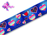 LBP06140 - Listón Estampado de 5,0 cm - Corazon (por metro)