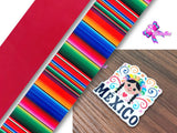 PXQ00328 - 1 Listón Estampado + 1 Listón Unicolor + 1 Resina para Moño