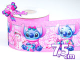 LBP27430 - Listón Estampado de 7,5 cm - Navidad (por metro)