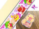 PXQ00012 - 1 Listón Estampado + 1 Listón Unicolor + 1 Resina para Moño