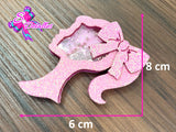 CMS10074 - Shaker de 6cm x 8cm - Barbie