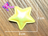 CMS30048 - Vinil de 3cm x 3cm - Estrella Amarillo