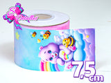 LBP07251 - Listón Estampado de 7,5 cm - Ositos (por Tira)