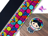 PXQ00331 - 1 Listón Estampado + 1 Listón Unicolor + 1 Resina para Moño