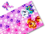LBP07314 - Listón Estampado de 7,5 cm - Paw Patrol (por Tira)