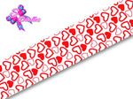 LBP06097 - Listón Impreso de 5,0 cm - Corazon (por metro)