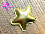 CMS30247 - Vinil de 4cm x 4cm - Estrella Dorada