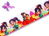 LBP06143 - Listón Estampado de 5,0 cm - Vanellope (por metro)
