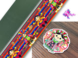 PXQ00335 - 1 Listón Estampado + 1 Listón Unicolor + 1 Resina para Moño