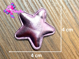 CMS30248 - Vinil de 4cm x 4cm - Estrella Rosada