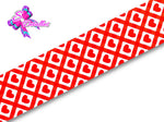 LBP06061 - Listón Impreso de 5,0 cm - Corazon (por metro)