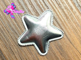 CMS30249 - Vinil de 4cm x 4cm - Estrella Plata