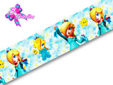 LBP06051 - Listón Estampado de 5,0 cm - Rosalina  (por metro)