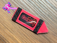 CMSI0015 - Shaker Importado de 6cm x 2cm - Crayola Roja