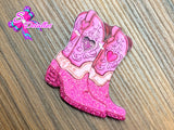 CMS10182 - Shaker de 7cm x 7cm - Botas Vaqueras