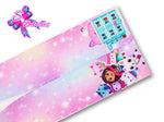 LBP07167 - Listón Estampado de 7,5 cm - La casa de gabby (Tira de 81 cm)