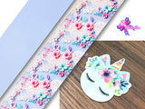 PXQ00543 - 1 Listón Estampado + 1 Listón Unicolor + 1 Resina para Moño