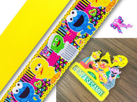 PAQ01148 - 1 Listón Estampado + 1 Listón Unicolor + 1 Shaker Grande para Moño