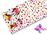 LBP07273 - Listón Estampado de 7,5 cm - Minnie (Tira de 81 cm)