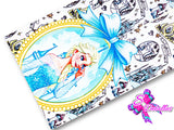 LBP07247 - Listón Estampado de 7,5 cm - Frozen (Tira de 90 cm)