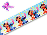 LBP06121 - Listón Estampado de 5,0 cm - Lilo y Stitch (por metro)