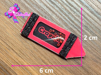 CMSI0015 - Shaker Importado de 6cm x 2cm - Crayola Roja