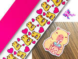 PXQ00014 - 1 Listón Estampado + 1 Listón Unicolor + 1 Resina para Moño