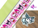 PXQ00150 - 1 Listón Estampado + 1 Listón Unicolor + 1 Resina para Moño