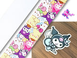 PXQ00151 - 1 Listón Estampado + 1 Listón Unicolor + 1 Resina para Moño